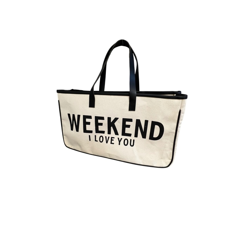 Santa Barbara Design Studio Tote Bag Weekend I Love You Coastal Beach Large